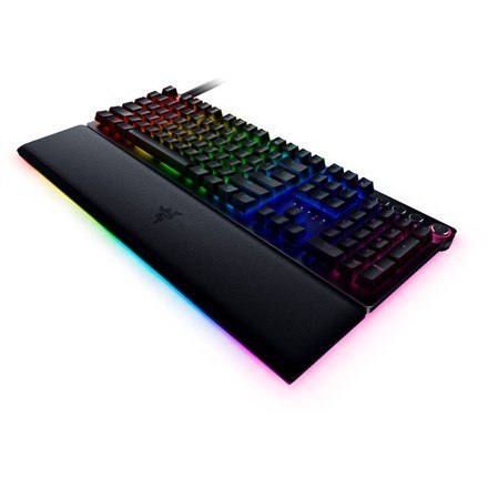 Razer | Opcyjna klawiatura do gier Huntsman V2 | Klawiatura do gier | Światło LED RGB | Stany Zjednoczone | Przewodowe | Czarny Razer | Opcyjna klawiatura do gier Huntsman V2 | Klawiatura do gier | Światło LED RGB | Stany Zjednoczone | Przewodowe | Czarny