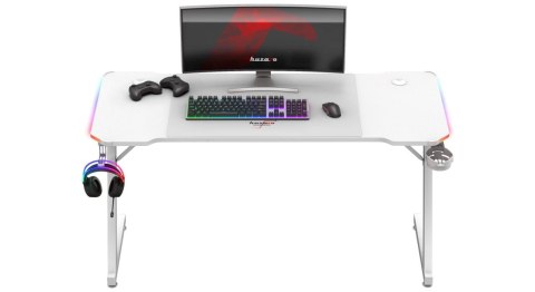 Biurko gamingowe Huzaro Hero 3.3 White RGB Biurko gamingowe Huzaro Hero 3.3 White RGB
