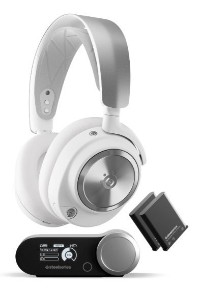 Seria SteelSeries | Zestaw słuchawkowy do gier | Arctis Nova Pro X | Łączność Bluetooth | Nauszne | Redukcja szumów | Łączność b