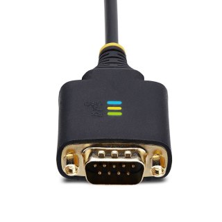 StarTech.com 2P6FFC-USB-SERIAL zmieniacz płci / kabli USB-A 2 x DB-9 RS-232 Czarny, Szary