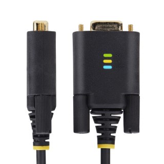 StarTech.com 1P10FFCN-USB-SERIAL kabel równoległy Czarny 3 m USB Typu-A DB-9