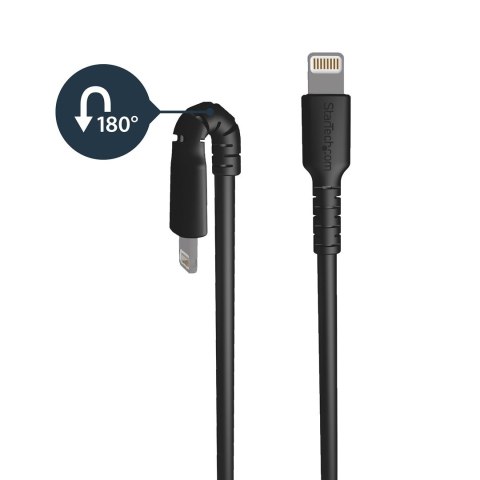 StarTech.com RUSBLTMM2MB kabel Lightning 2 m Czarny StarTech.com RUSBLTMM2MB kabel Lightning 2 m Czarny