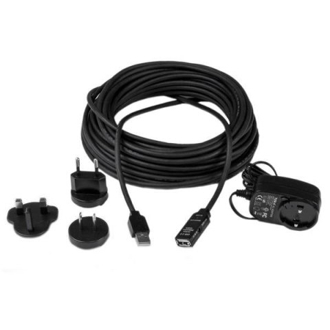 StarTech.com USB2AAEXT15M kabel USB USB 2.0 15 m USB A Czarny StarTech.com USB2AAEXT15M kabel USB USB 2.0 15 m USB A Czarny