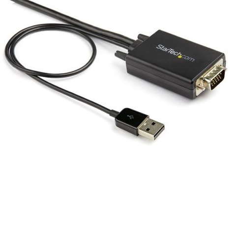 StarTech.com VGA2HDMM2M adapter kablowy 2 m USB Type-A + VGA (D-Sub) HDMI Typu A (Standard) Czarny StarTech.com VGA2HDMM2M adapter kablowy 2 m USB Type-A + VGA (D-Sub) HDMI Typu A (Standard) Czarny
