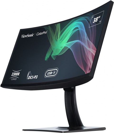 Viewsonic VP3881A monitor komputerowy 96,5 cm (38") 3840 x 1600 px Quad HD+ LED Czarny Viewsonic VP3881A monitor komputerowy 96,5 cm (38") 3840 x 1600 px Quad HD+ LED Czarny
