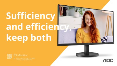 AOC B3 U27B3CF monitor komputerowy 68,6 cm (27") 3840 x 2160 px 4K Ultra HD LCD Czarny AOC B3 U27B3CF monitor komputerowy 68,6 cm (27") 3840 x 2160 px 4K Ultra HD LCD Czarny