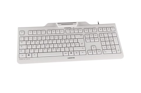 CHERRY KC 1000 SC klawiatura Biuro USB QWERTZ Niemiecki Szary CHERRY KC 1000 SC klawiatura Biuro USB QWERTZ Niemiecki Szary