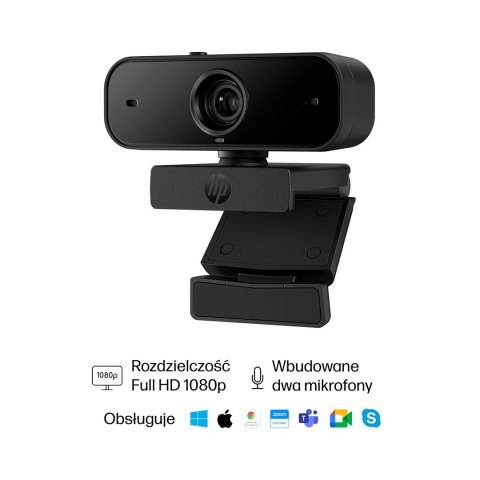 Kamera HP 430 Full HD Webcam USB czarna 77B11AA Kamera HP 430 Full HD Webcam USB czarna 77B11AA