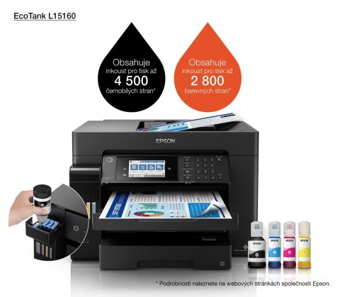 Epson Drukarka MFP ITS L15160 A3+ Epson Drukarka MFP ITS L15160 A3+