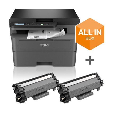 Brother DCP-L2627DWXL drukarka wielofunkcyjna Laser A4 1200 x 1200 DPI 32 stron/min Wi-Fi Brother DCP-L2627DWXL drukarka wielofunkcyjna Laser A4 1200 x 1200 DPI 32 stron/min Wi-Fi