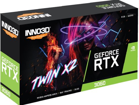 INNO3D GeForce RTX 3060 Twin X2, 8192 MB pamięci GDDR6