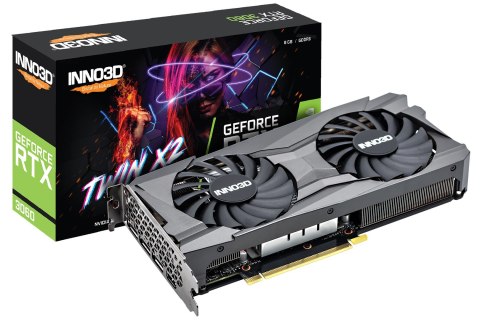 INNO3D GeForce RTX 3060 Twin X2, 8192 MB pamięci GDDR6