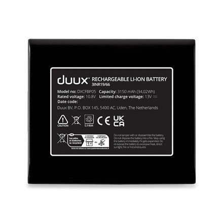 Stacja dokująca + akumulator 10,8 V do Duux Whisper Flex | DXCFBP05 | Czarny Stacja dokująca + akumulator 10,8 V do Duux Whisper Flex | DXCFBP05 | Czarny