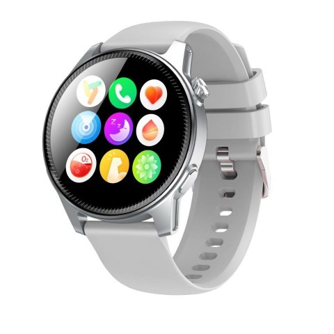 Denver SWC-392GR smartwatch / zegarek sportowy 3,63 cm (1.43") AMOLED Cyfrowy 466 x 466 px Ekran dotykowy Szary