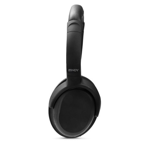 Lindy LH500XW+ Zestaw słuchawkowy Przewodowy i Bezprzewodowy Opaska na głowę Muzyka USB Type-C Bluetooth Czarny Lindy LH500XW+ Zestaw słuchawkowy Przewodowy i Bezprzewodowy Opaska na głowę Muzyka USB Type-C Bluetooth Czarny