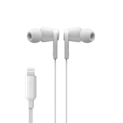 ROCKSTAR IN-EAR HEADPHONES/W/LIGHTNING CONNECTOR WHITE