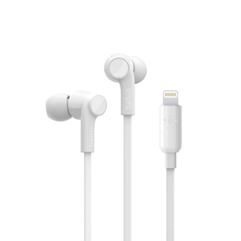 ROCKSTAR IN-EAR HEADPHONES/W/LIGHTNING CONNECTOR WHITE