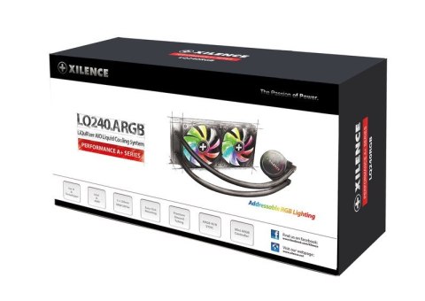 Xilence LiQuRizer LQ240RGB Procesor Chłodnica cieczy all-in-one 1 szt. Xilence LiQuRizer LQ240RGB Procesor Chłodnica cieczy all-in-one 1 szt.