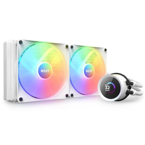 Kompletne chłodzenie wodne NZXT Kraken RGB - 280mm, białe Kompletne chłodzenie wodne NZXT Kraken RGB - 280mm, białe