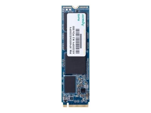 Dysk SSD Apacer AS2280P4 512GB M.2 PCIe NVMe Gen3 x4 2280 (2100/1500 MB/s) 3D TLC