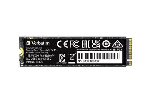 Verbatim Vi5000 1 TB M.2 PCI Express 4.0 NVMe 3D NAND