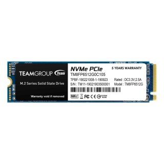 Team Group MP33 M.2 512 GB PCI Express 3.0 3D NAND NVMe