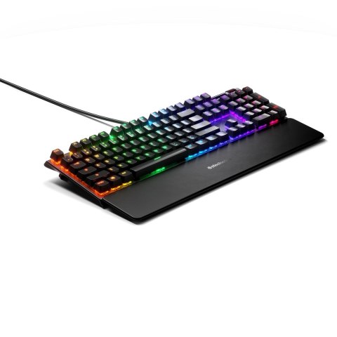Klawiatura gamingowa SteelSeries Apex 5, układ amerykański, przewodowa, czarna Klawiatura gamingowa SteelSeries Apex 5 Hybrydowe Klawiatura gamingowa SteelSeries Apex 5, układ amerykański, przewodowa, czarna Klawiatura gamingowa SteelSeries Apex 5 Hybrydowe