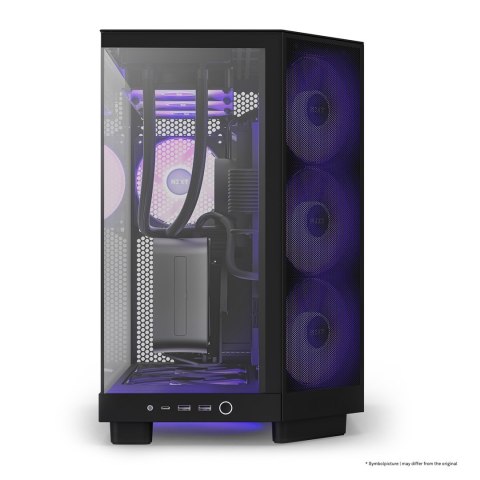 NZXT OBUDOWA KOMPUTEROWA NZXT H6 FLOW RGB MIDI TOWER Z OKNEM CZARNA NZXT OBUDOWA KOMPUTEROWA NZXT H6 FLOW RGB MIDI TOWER Z OKNEM CZARNA