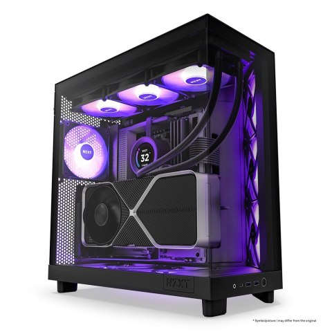 NZXT OBUDOWA KOMPUTEROWA NZXT H6 FLOW RGB MIDI TOWER Z OKNEM CZARNA NZXT OBUDOWA KOMPUTEROWA NZXT H6 FLOW RGB MIDI TOWER Z OKNEM CZARNA