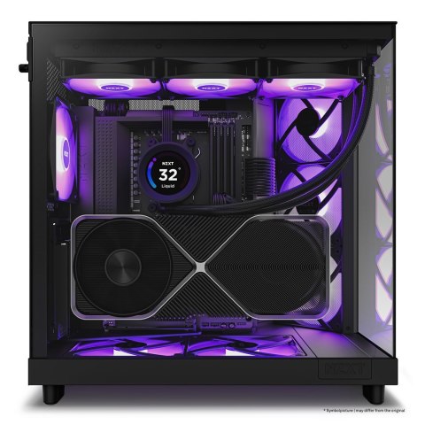 NZXT OBUDOWA KOMPUTEROWA NZXT H6 FLOW RGB MIDI TOWER Z OKNEM CZARNA NZXT OBUDOWA KOMPUTEROWA NZXT H6 FLOW RGB MIDI TOWER Z OKNEM CZARNA