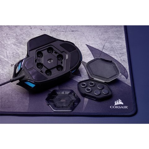 Corsair Nightsword RGB myszka Po prawej stronie USB Typu-A Optyczny 18000 DPI Corsair Nightsword RGB myszka Po prawej stronie USB Typu-A Optyczny 18000 DPI