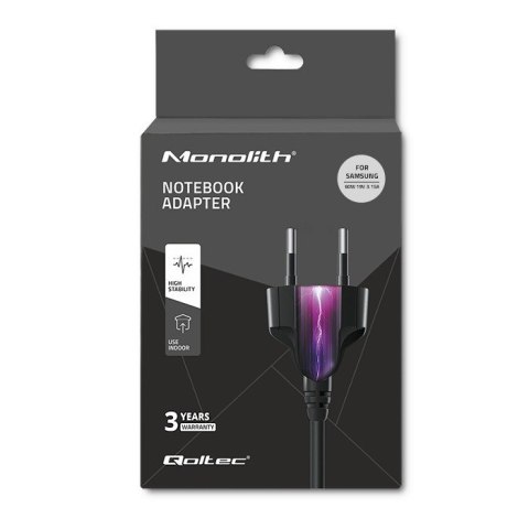 Zasilacz Qoltec 50015.60W do notebooka Samsung (19 V; 3,15 A; 60W; 5.5 mm x 3.5 mm) Zasilacz Qoltec 50015.60W do notebooka Samsung (19 V; 3,15 A; 60W; 5.5 mm x 3.5 mm)