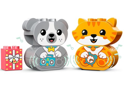 LEGO DUPLO 10977 Mój pierwszy szczeniak i kotek z odgłosami LEGO DUPLO 10977 Mój pierwszy szczeniak i kotek z odgłosami