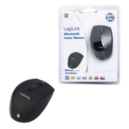 Logilink | Maus Laser Bluetooth mit 5 Tasten | Mysz laserowa Bluetooth; | bezprzewodowy | Czarny