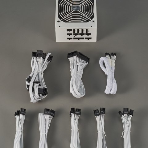 COOLER MASTER ZASILACZ MWE Gold V2, FM 1250W ATX3.0 A/EU-White COOLER MASTER ZASILACZ MWE Gold V2, FM 1250W ATX3.0 A/EU-White