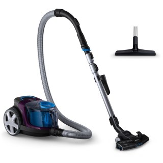 Odkurzacz PHILIPS PowerPro Compact FC 9333/09 (650W; kolor fioletowy)