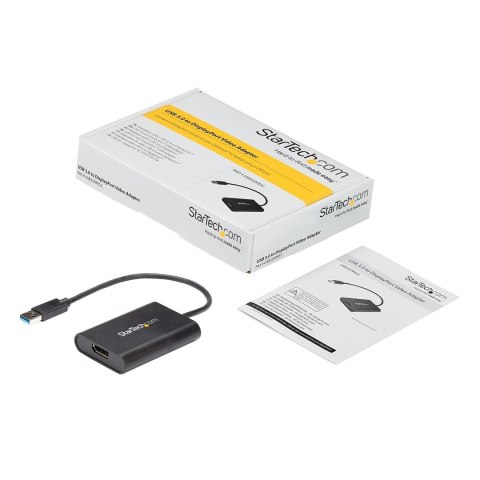 StarTech.com USB32DPES2 zewnętrzna karta graficzna usb 3840 x 2160 px Czarny StarTech.com USB32DPES2 zewnętrzna karta graficzna usb 3840 x 2160 px Czarny