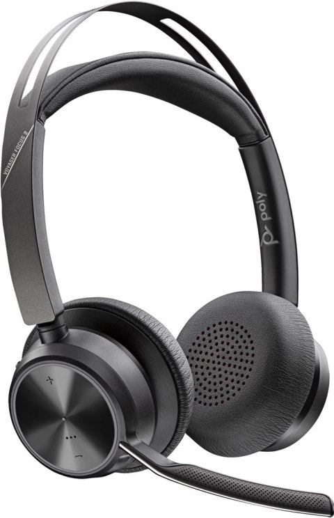 Zestaw słuchawkowy Bluetooth HP Poly Voyager Focus 2 with charge stand Headset USB-A 77Y86AA Zestaw słuchawkowy Bluetooth HP Poly Voyager Focus 2 with charge stand Headset USB-A 77Y86AA