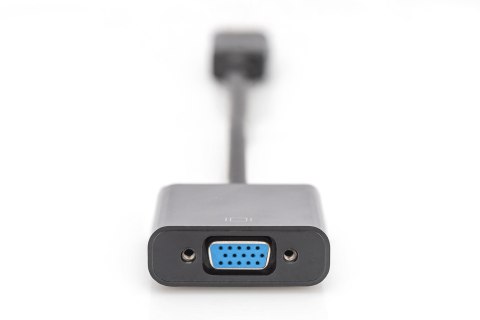 Kabel Assmann AK-340403-001-S (DisplayPort M - D-Sub (VGA) F; 0,15m; kolor czarny) Kabel Assmann AK-340403-001-S (DisplayPort M - D-Sub (VGA) F; 0,15m; kolor czarny)