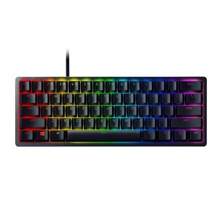 Razer Huntsman Mini klawiatura Gaming USB QWERTY Amerykański międzynarodowy Czarny Razer Huntsman Mini klawiatura Gaming USB QWERTY Amerykański międzynarodowy Czarny