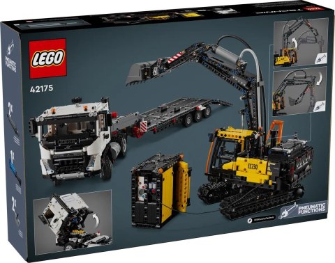 LEGO Technic 42175 Ciężarówka Volvo FMX i koparka EC230 Electric LEGO Technic 42175 Ciężarówka Volvo FMX i koparka EC230 Electric