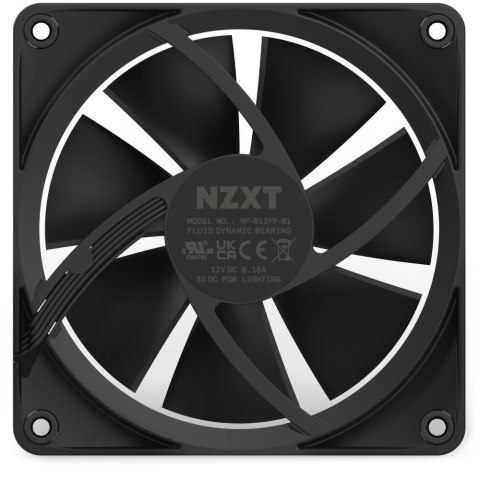 NZXT F120 RGB Obudowa komputera Wentylator 12 cm Czarny 1 szt. NZXT F120 RGB Obudowa komputera Wentylator 12 cm Czarny 1 szt.
