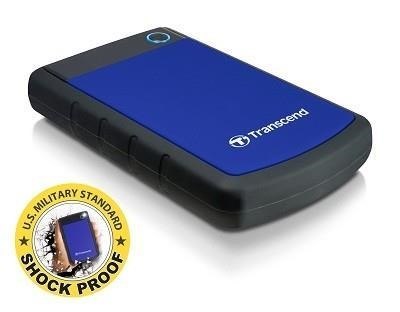 Transcend 2TB StoreJet 25H3 zewnętrzny dysk twarde 2.5" Micro-USB B 3.2 Gen 1 (3.1 Gen 1) Czarny, Niebieski Transcend 2TB StoreJet 25H3 zewnętrzny dysk twarde 2.5" Micro-USB B 3.2 Gen 1 (3.1 Gen 1) Czarny, Niebieski