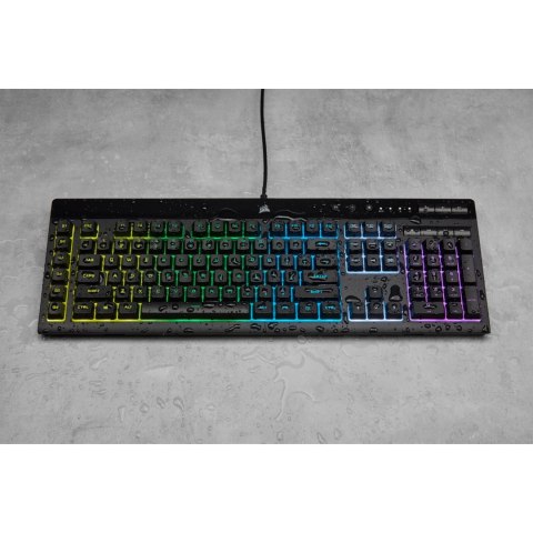 Corsair K55 RGB PRO klawiatura Gaming USB QWERTZ Niemiecki Czarny Corsair K55 RGB PRO klawiatura Gaming USB QWERTZ Niemiecki Czarny