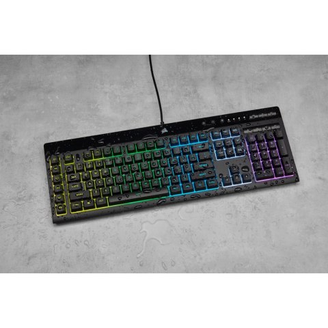 Corsair K55 RGB PRO klawiatura Gaming USB QWERTZ Niemiecki Czarny Corsair K55 RGB PRO klawiatura Gaming USB QWERTZ Niemiecki Czarny