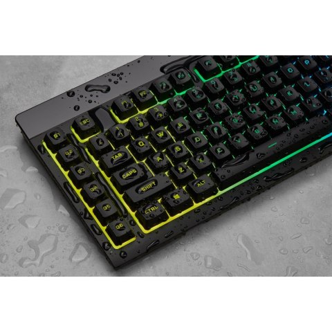 Corsair K55 RGB PRO klawiatura Gaming USB QWERTZ Niemiecki Czarny Corsair K55 RGB PRO klawiatura Gaming USB QWERTZ Niemiecki Czarny