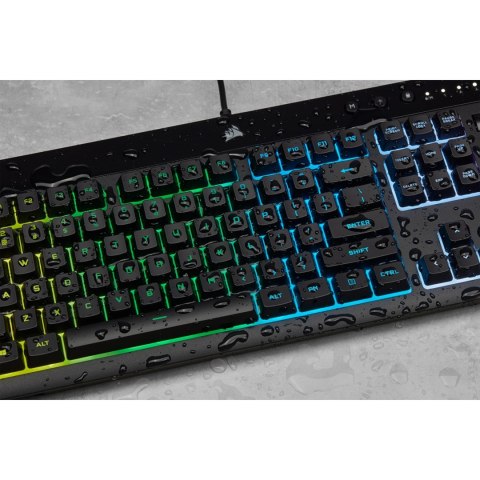 Corsair K55 RGB PRO klawiatura Gaming USB QWERTZ Niemiecki Czarny Corsair K55 RGB PRO klawiatura Gaming USB QWERTZ Niemiecki Czarny