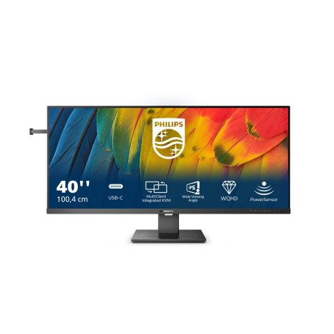 Philips 5000 series 40B1U5600/00 monitor komputerowy 101,6 cm (40") 3440 x 1440 px Wide Quad HD LCD Czarny Philips 5000 series 40B1U5600/00 monitor komputerowy 101,6 cm (40") 3440 x 1440 px Wide Quad HD LCD Czarny