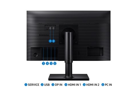 Samsung F24T452FQR 61 cm (24") 1920 x 1080 px monitor LED Czarny Samsung F24T452FQR 61 cm (24") 1920 x 1080 px monitor LED Czarny