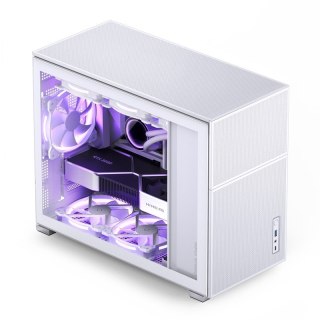 Jonsbo D31 MESH Micro-ATX Obudowa, Szkło Hartowane - białe